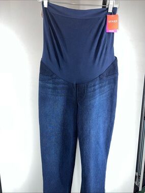 SPANX Navy & Dark Blue Maternity Jeggings - Stretch Belly Panel
